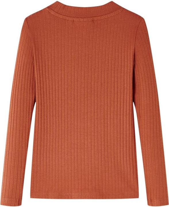 Produktbild vidaXL Kinder-Langarmshirt Cognac 116,Material: 95 % Baumwolle. 5 (116)