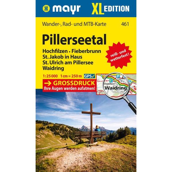 Mayr Wanderkarte Pillerseetal XL 1:25.000, Landkarte