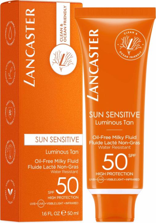 Image du produit Lancaster Fluide lacté sensible (Lait solaire, SPF 50, 50 ml, 150 g)