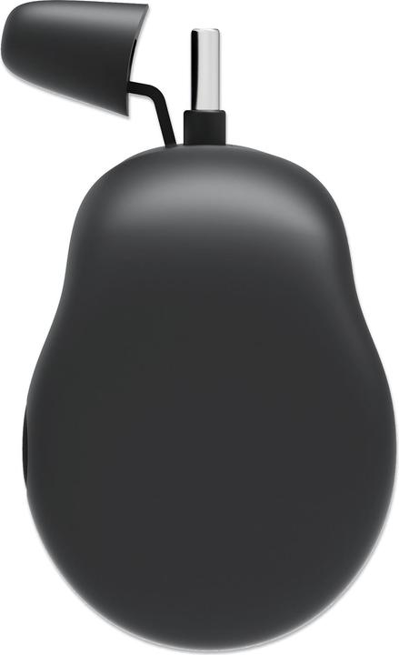 Produktbild Manhattan Powerbank 5000 mAh mit integriertem USB-C-Stecker 10W zur Nutzung als Handyhalterung mit L (5000 mAh, 10 W, 18.50 Wh)