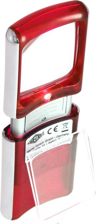 Actual product image Wedo Rectangular magnifiers with LED illumination