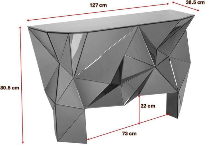 Image du produit Kare Design Console Prisma Colore 127cm (127 x 39 x 81 cm)