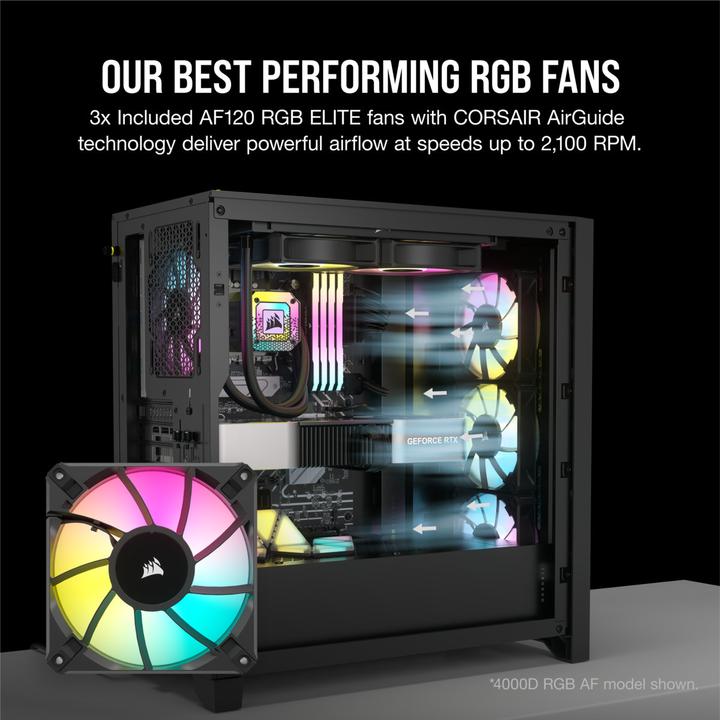 Image du produit Corsair iCUE 5000D RGB Airflow (mATX, Mini-ITX, ATX, E-ATX)