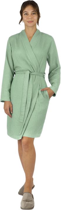 Image du produit Normani Peignoir femme en piqué de bambou gaufré Manisa - 9629 (XS)