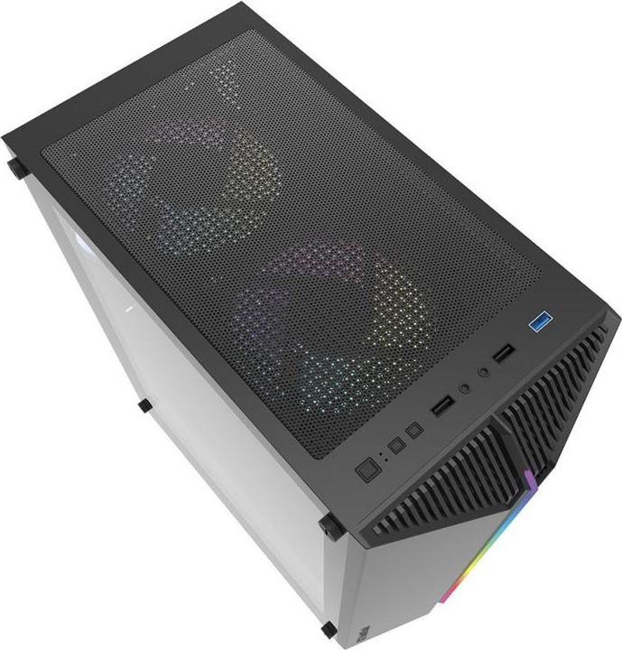 Image du produit Darkflash Tech DK151 boîtier d'ordinateur LED avec 3 ventilateurs (noir) (ATX, ITX, mATX)