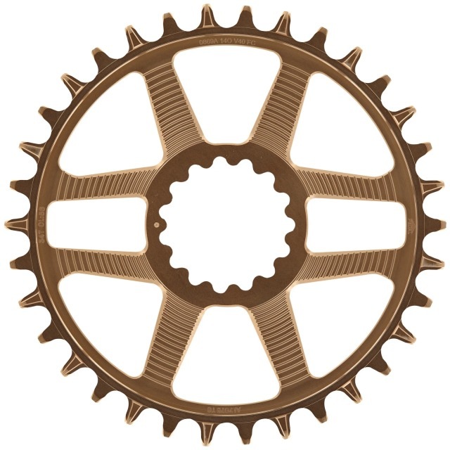 Actual product image e*13 Helix R Guidering Direct Mount chainring, 30 T., 52/55mm chainline, 11/12-speed, bron (30)