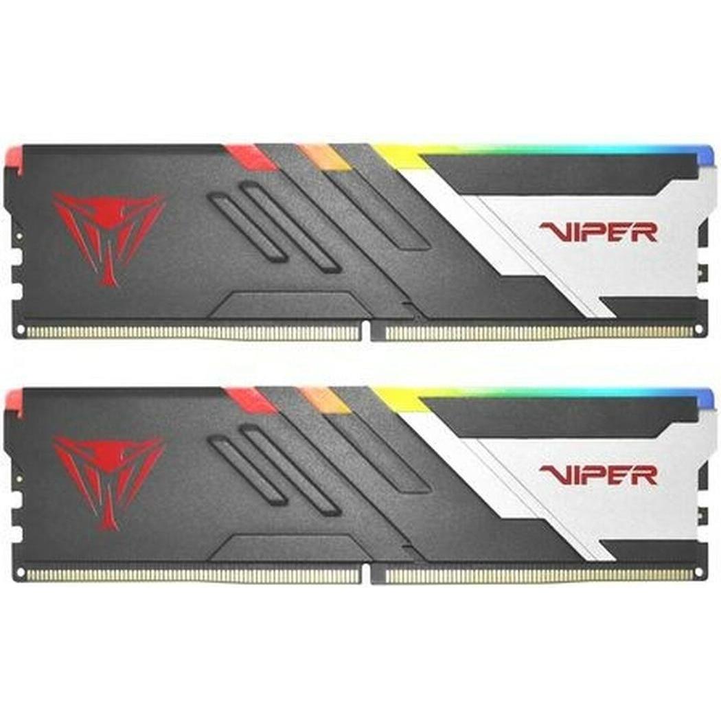 Patriot Viper Venom RGB (2 x 16GB, 6000 MHz, RAM DDR5, DIMM), Memoria RAM, Nero