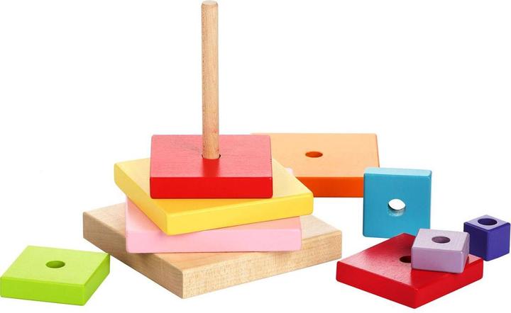 Actual product image Cubika Stacking wooden pyramid