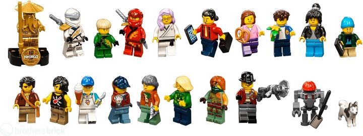Image du produit LEGO Die Gärten von NINJAGO City (en anglais) (71741, LEGO Ninjago, LEGO difficiles à trouver)