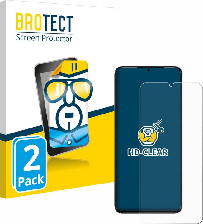 Actual product image BROTECT Screen Protector Clear (2 Piece, Oukitel C50)