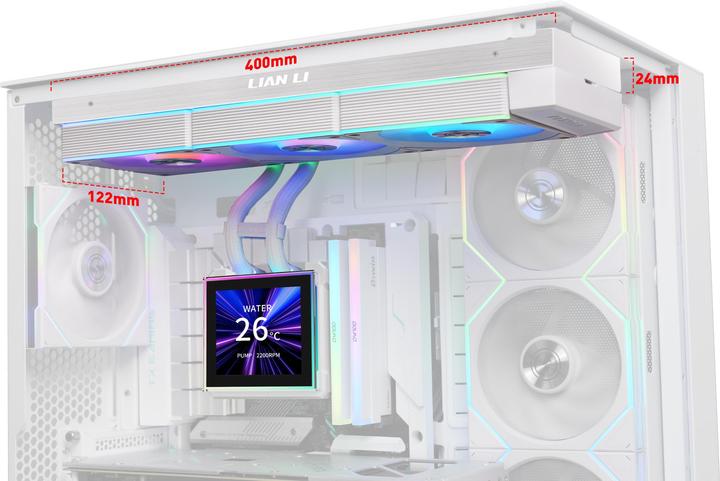 Actual product image Lian-Li HydroShift II LCD-S