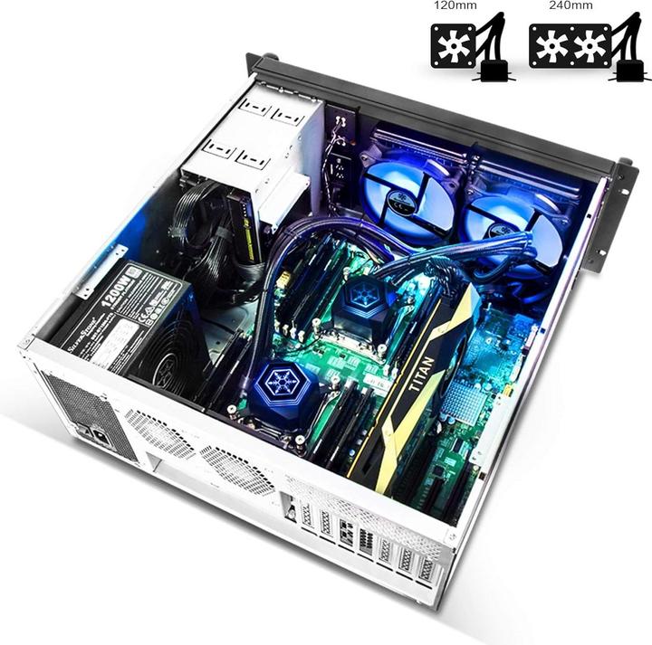 Produktbild Silverstone RM42-502 (SSI EEB, ATX, E-ATX, SSI CEB, mATX, Mini-ITX)