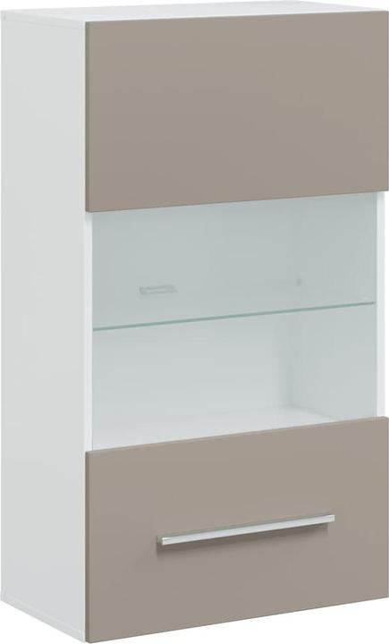 Produktbild vidaXL 5-tlg. Wohnwand mit LED-Beleuchtung Steingrau Holzwerkstoff TV-Möbel