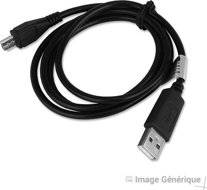 Actual product image Générique Micro USB Data Cable - 1m, 8mm Long End - Black (1 m)