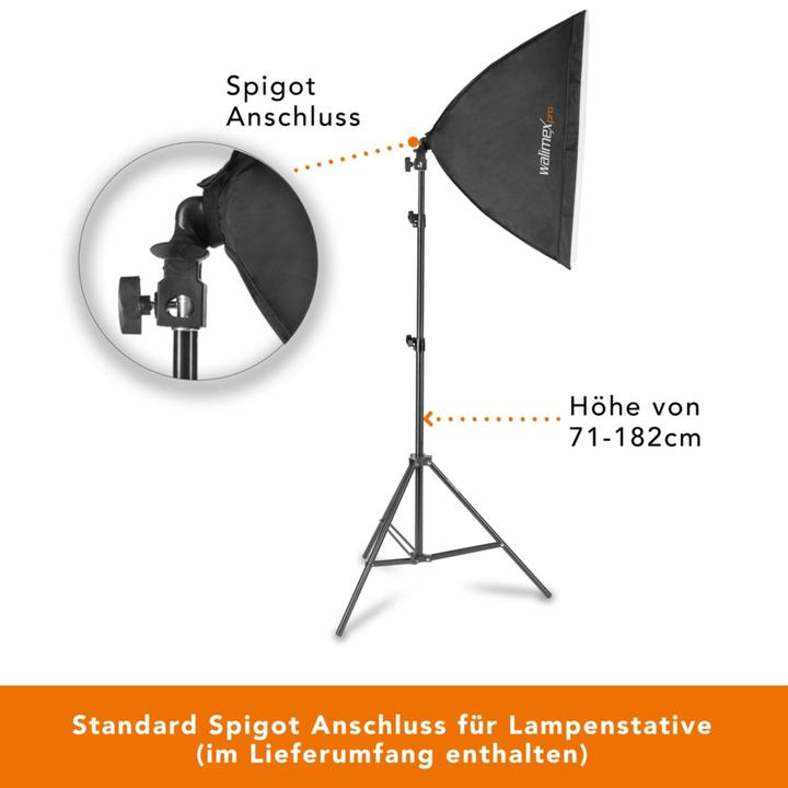 Image du produit Walimex pro 60W Softbox Bi Color Kit 2 (Boîte à lumière)
