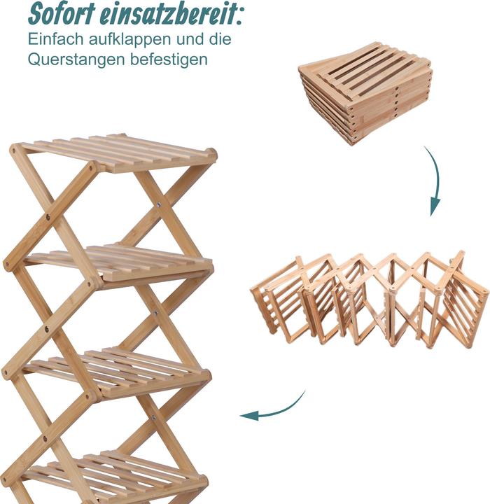 Productafbeelding Relaxdays Schoenenrek (28 x 28 x 105 cm)
