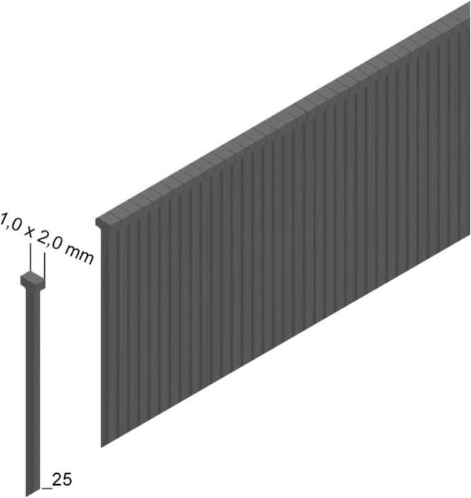 Productafbeelding Prebena Pneumatisch spijkerapparaat 2P-J/ES 40 COMBI 5 tot 7 bar - in draagkoffer + J 25 CNKHA Stauc
