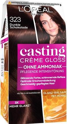 Image du produit L'Oréal Paris Loreal, Casting Creme Gloss, colorant capillaire, ombre 323 chocolat foncé, 1 pièce (323 Chocolat noir)