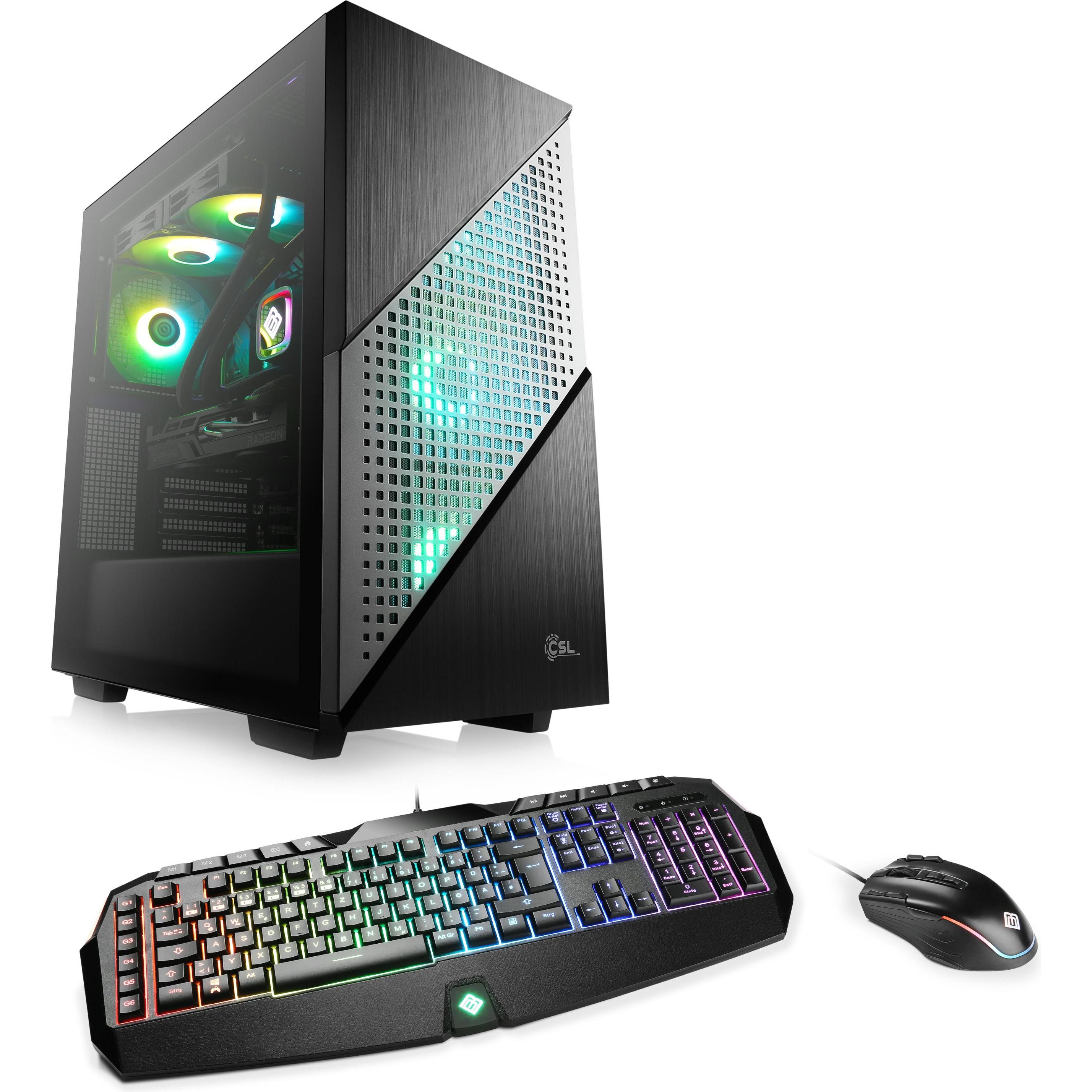 Thumbnail - CSL Gaming PC M10290H (AMD Ryzen 7 7800X3D, 16 GB, 1000 GB, Radeon RX 7900 XT), PC, Schwarz