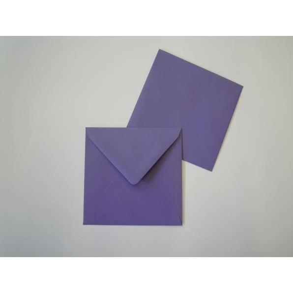 Blanke, Briefumschlag, Briefumschläge 125x140mm 100g/qm gummiert VE=100 Stück lila (100 x)