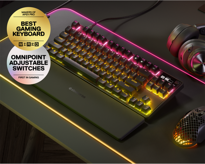 Actual product image SteelSeries Apex Pro TKL (DE, Cable)