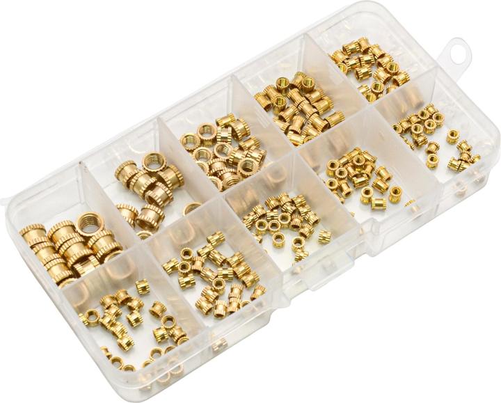 Produktbild Purecrea Gewindeeinsätze Messing Insert Set 220 Stück