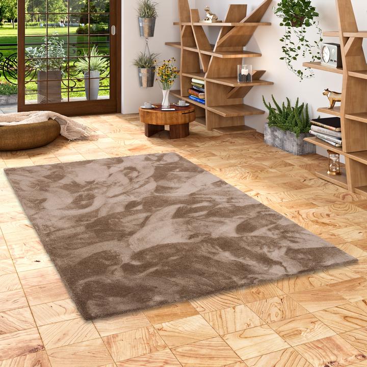 Image du produit Snapstyle Tapis shaggy de luxe à poils hauts Velours (100 x 100 cm)