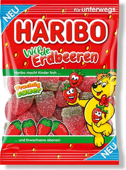 Haribo Wilde Erdbeeren sauer Btl. 100g (100 g)