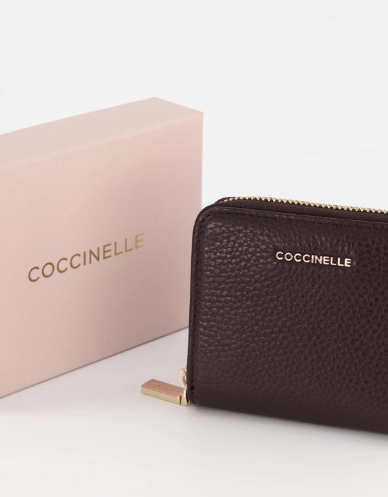 Actual product image Coccinelle Wallets "Metallic soft" bordeaux