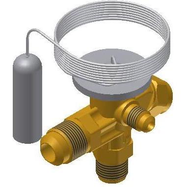 Thumbnail - Danfoss TE2 R404A/R507A Flare - Termostatisk ekspansionsventil, 1/2 Flare, 1/4, R404A/R507A, Zubehör Heizen