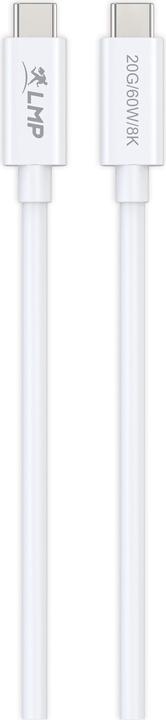 Actual product image LMP USB-C Lade- und Datenkabel - USB-C zu USB-C (3 m, USB 4.0, 60 W)