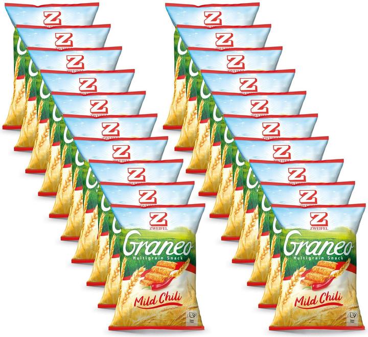 Actual product image Zweifel Graneo Mild Chili 20 x 27g (140 g)