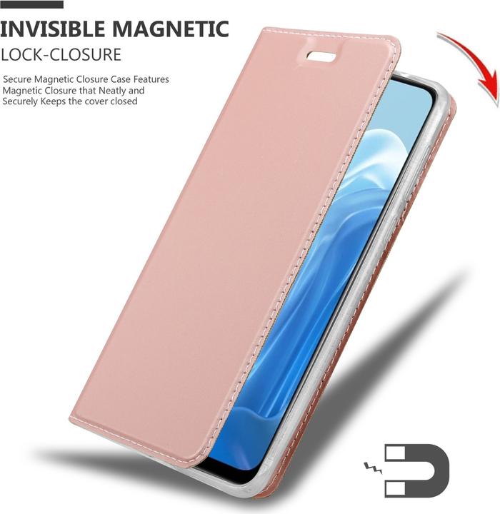 Actual product image Cadorabo Classy Book Case for Oppo FIND X5 LITE / Reno7 5G (Oppo Find X5 Lite, OPPO Reno7 Z 5G)