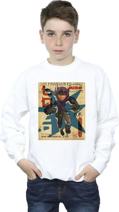 Immagine prodotto Disney Big Hero 6 Baymax Hiro Newspaper Felpa Ragazzi (116)