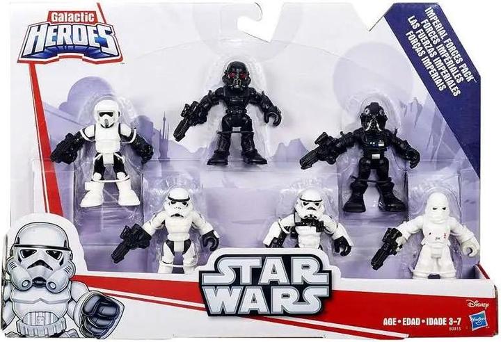 Actual product image Default Star Wars Galactic Heroes Imperial Forces Pack Mini Figure 6-Pack Set