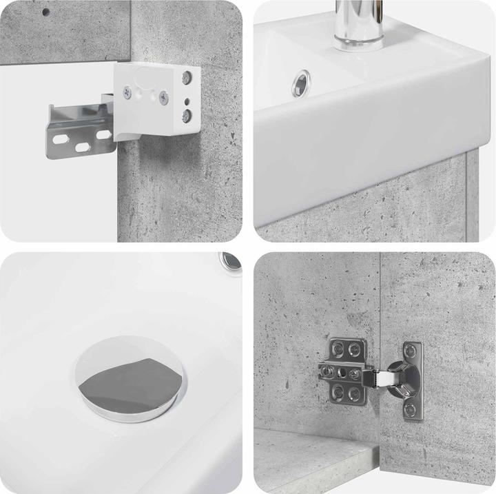 Produktbild vidaXL Badezimmer-Waschtisch (405 mm, 225 mm)