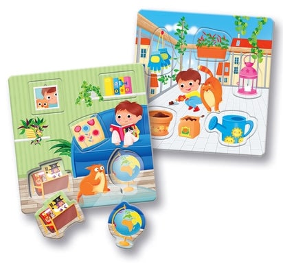 Actual product image Clementoni Sapientino Tutto al suo posto - gioco 2 anni, Flashcards Montessori, Flashcards with Ste