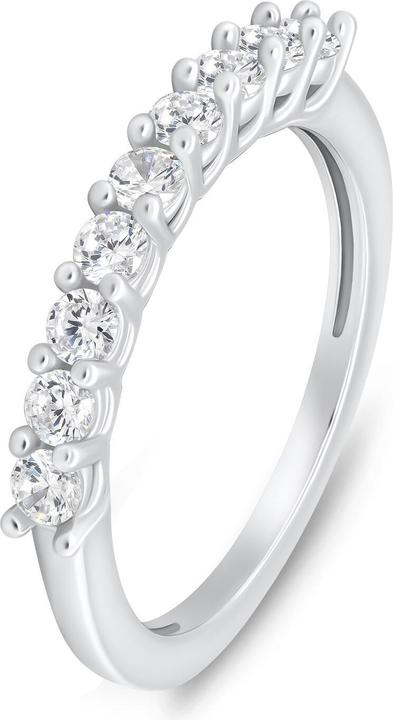 Immagine prodotto Brilio Argento - Anello in argento con zirconi chiari RI063Wa - Circuito: 54 mm (54)