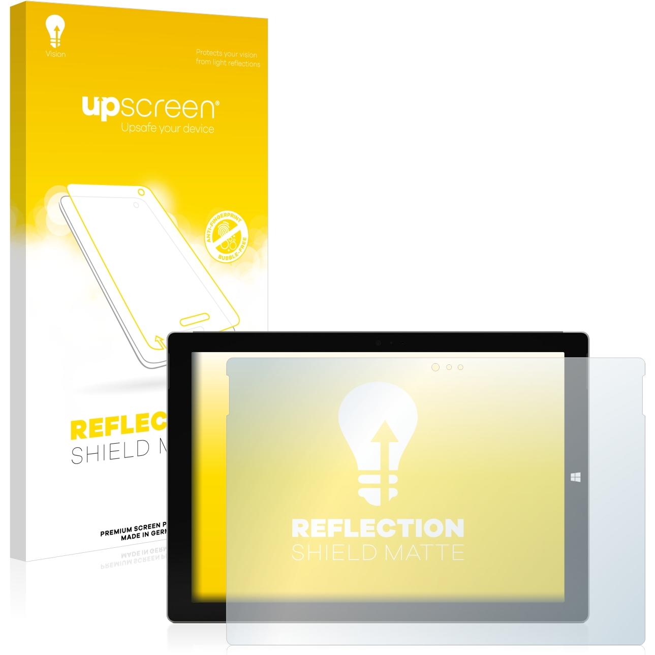 upscreen Reflection Shield Displayschutz Matt (1 Stück, Surface Pro 3), Tablet Schutzfolie