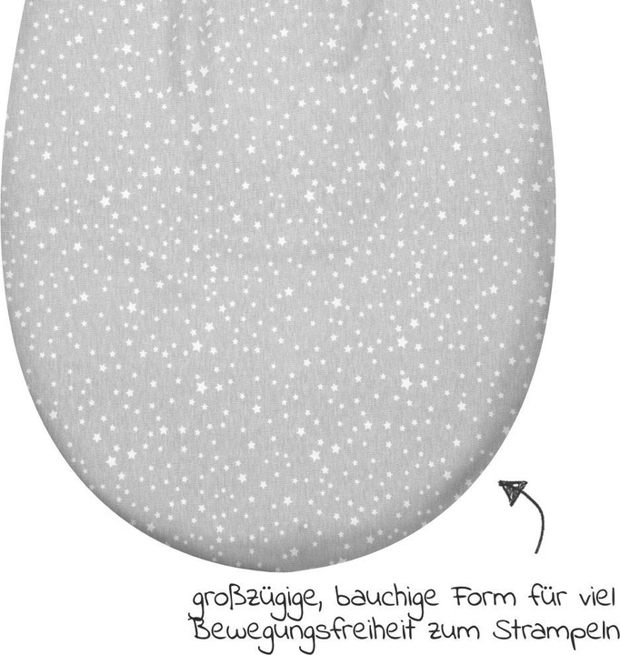Produktbild Alvi Strampelsäcke Strampelsack Schlupf-Mäxchen Jersey Thermo - Sternenhimmel