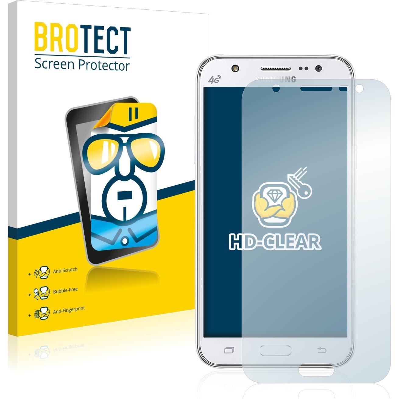 BROTECT Pellicola Trasparente (2 pz., Samsung Galaxy J5 (2015)), Pellicola protettiva smartphone, Trasparente