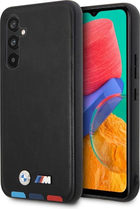 Produktbild BMW Etui BMHCSA5422PTDK A54 czarny/black Leather Stamp Tricolor (Samsung Galaxy A54 5G)
