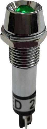 Actual product image RND Components LED signal lamp, soldering, fixed, green, AC / DC, 24V