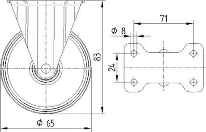 Image du produit Tente Roulettes fixes