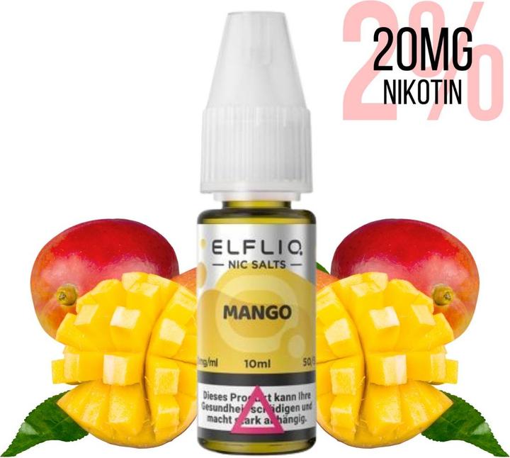 Actual product image Elfbar Elfliq (Mango)