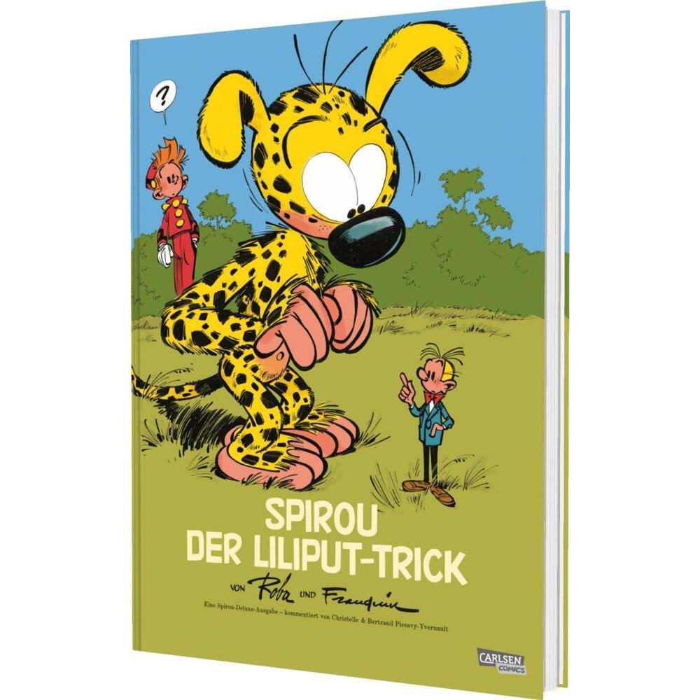 Thumbnail - Spirou Deluxe Der Liliput-Trick, Belletristik von Michael Hein, André Franquin