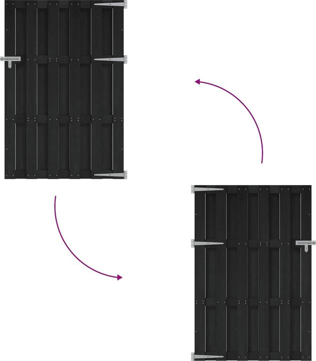 Produktbild vidaXL Gartentor
