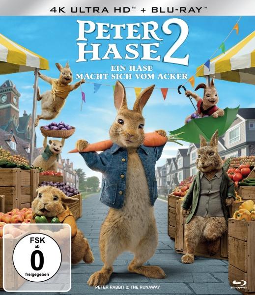 Immagine prodotto Sony Peter Rabbit 2 - Un coniglio se ne va - 4K (Blu-ray, 2021, Francese, Inglese, Italiano, Tedesco, Finlandese, Greco, Danese, Serbo, Cinese, Arabo)