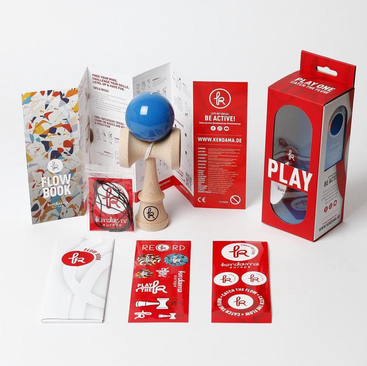 Produktbild Kendama Europe PLAY One blau Kendama (Deutsch, Englisch, Italienisch, Niederländisch)