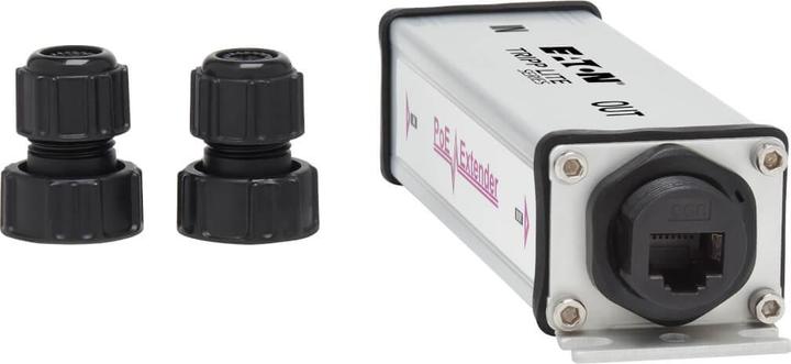 Produktbild Eaton Gigabit Ethernet PoE/PoE+ Extender Water Resistant Cat5e/6/6a IP65 IEEE 802.3at/af 3